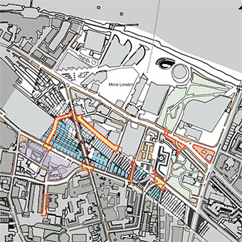 Plan of interventions, London Bridge Tunnel study